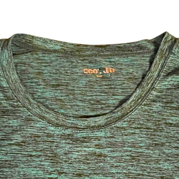 Men's Teal and Black Coolkeep Polyester/Spandex Short Sleeve Jersey, Size XL - Picture 5 of 8